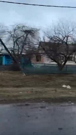 Освобожденный от врага н.п. Гончаровка, Курской области