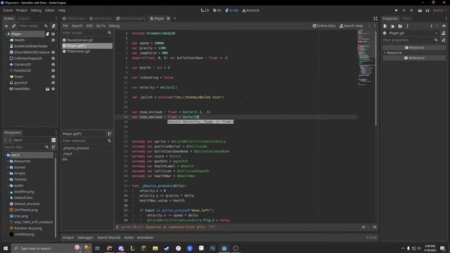 Camera Zooming in 4 Minutes | Godot Tutorials | GameDev with Drew