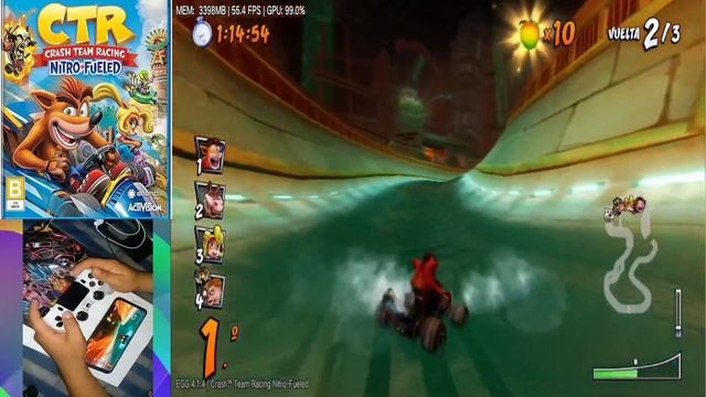 Crash Team Racing Nitro Fueled en Android desde el Emulador EGG NS Parte 4 смотреть онлайн