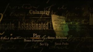 National Treasure 2:Book Of Secrets (Disc 1) 2008 DVD Menu Walkthrough
