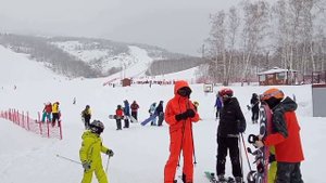Горнолыжный курорт "Банное".🏔️ Катались в облаках☁️⛷️