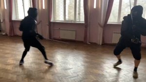 Парная сабля. Снова против рапиры Теперь пробуем сами.