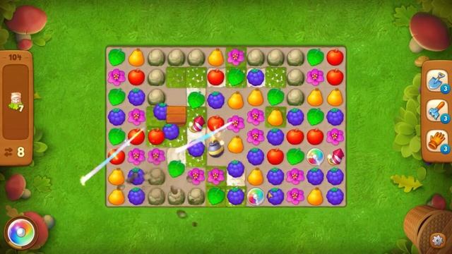 Gardenscapes level 104 смотреть онлайн