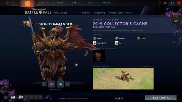 Collector's Cache Battle Pass Vote! - Dota 2 смотреть онлайн