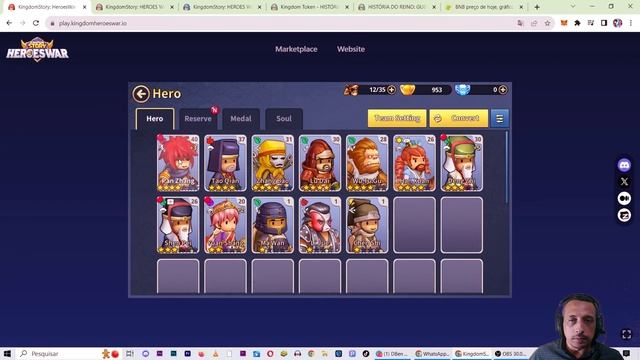 Novo Jogo NFT GRÁTIS para jogar e GANHAR - KINGDOM STORY HEROES WAR
