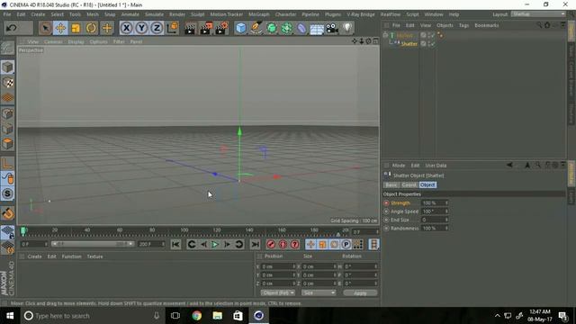 Cinema 4D R18 Shatter Effect Tutorial | Cinema 4D R18 Shatter Text Effect Tutorial