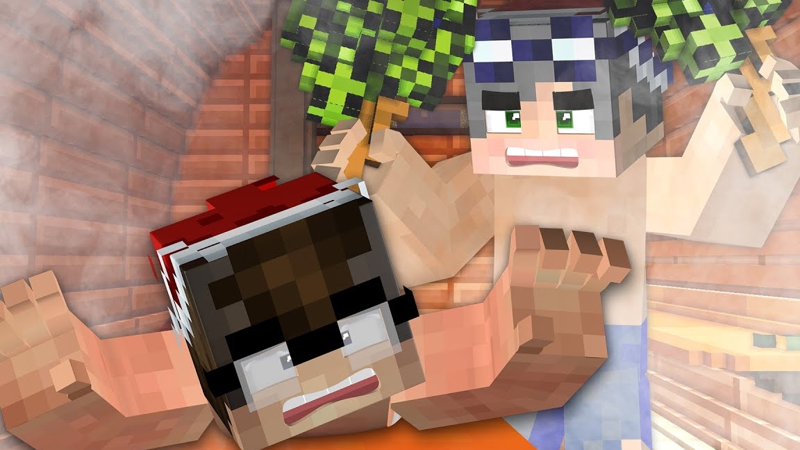 НОВОГОДНЯЯ БАНЬКА - Страшилки Minecraft