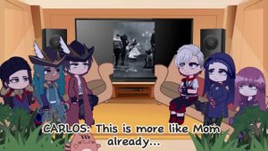 Descendants React To Their Parents || DISNEY || Gacha React