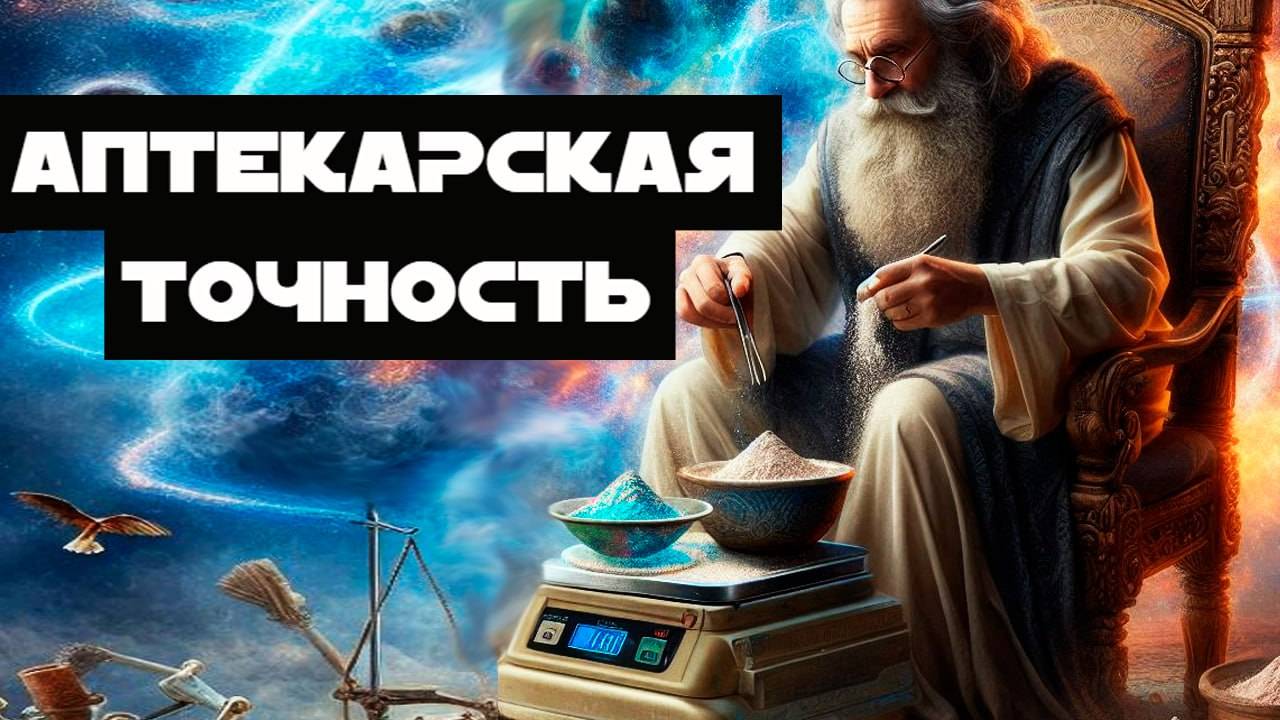 Аптекарская точность.