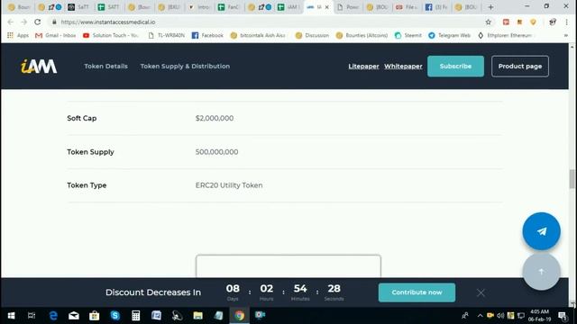 IAM (Instant Access Medical) Ico Review #01