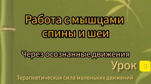 Урок.3 Терапевтический урок. Шея, позвоночник, тазобедренный.
