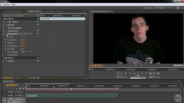 Chroma Keying In Adobe Premiere Pro смотреть онлайн