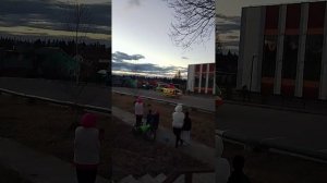 взлёт медицинского  вертолёта. (реанимация)