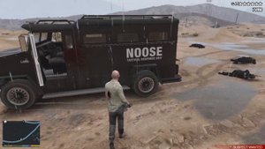 GTA V Trevor's Blaine County Vagos Killing Spree Shootout + Six Star Escape(RDE 3.1.6)