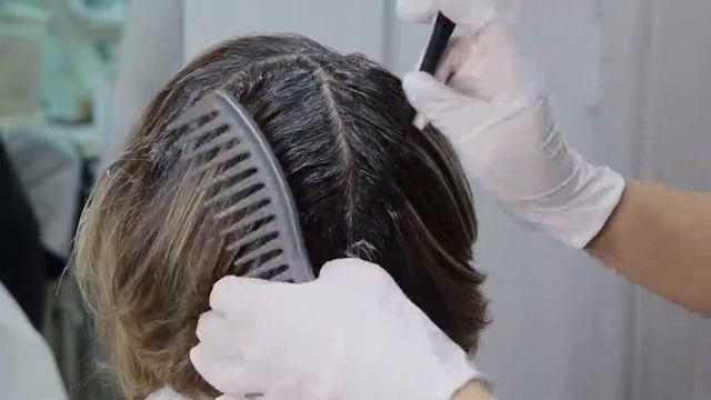 Окрашивание в один тон. Практика