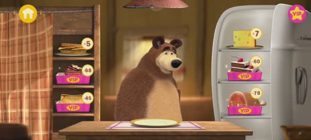 Маша и Медведь Мультфильм Игра для малышей