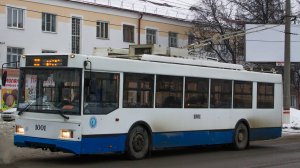 Поездка на троллейбусе Тролза 5275.03 Оптима № 1001. Маршрут 5
