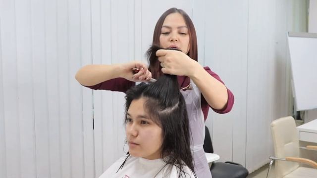 Стрижка каскад