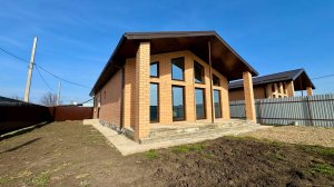 Дом с панорамными окнами на 5 сотках в Краснодаре!!