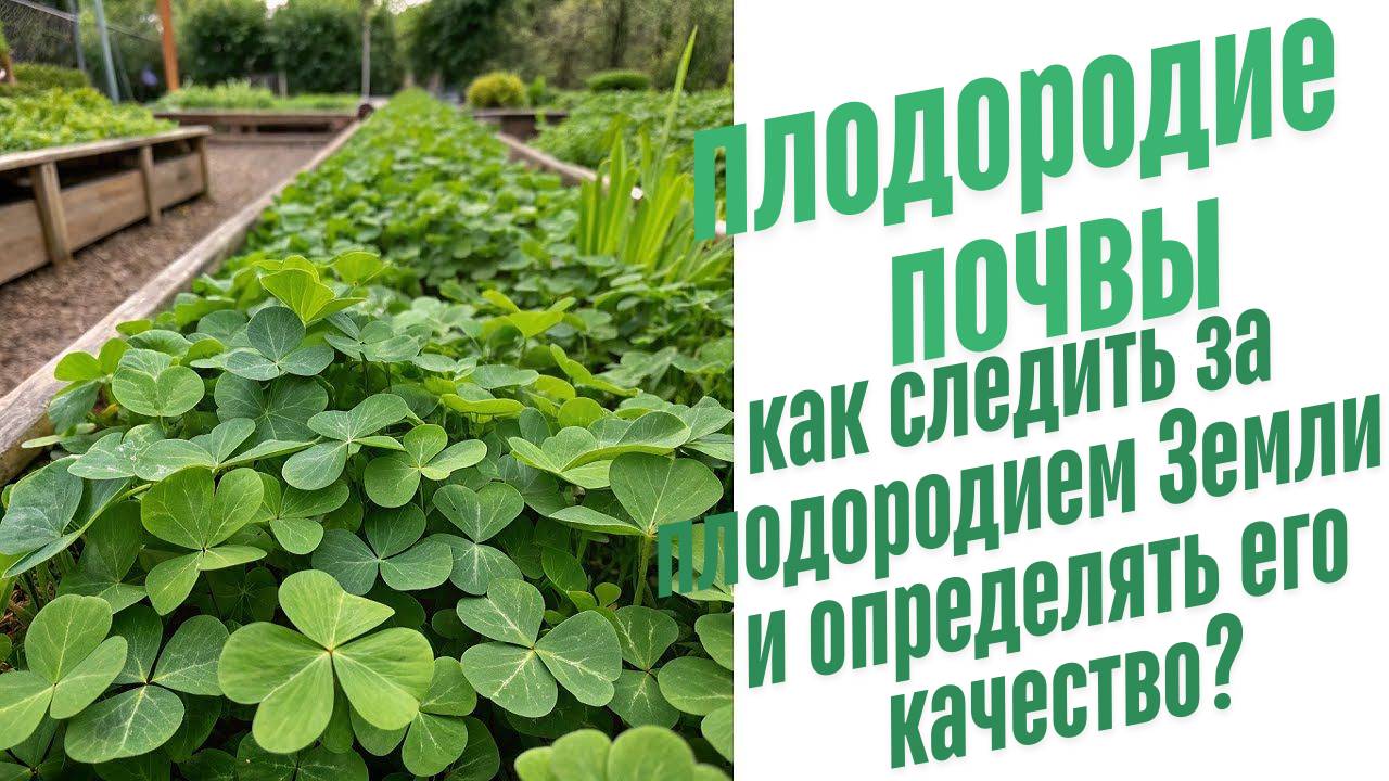 Как определить плодородие почвы?