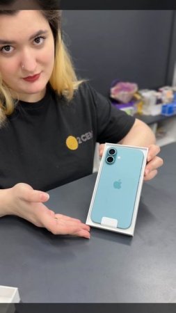 Распаковка #iphone16 в потрясающем цвете Teal 💚🩵