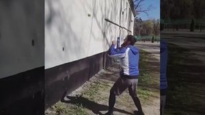 Работа с теннисным мячом