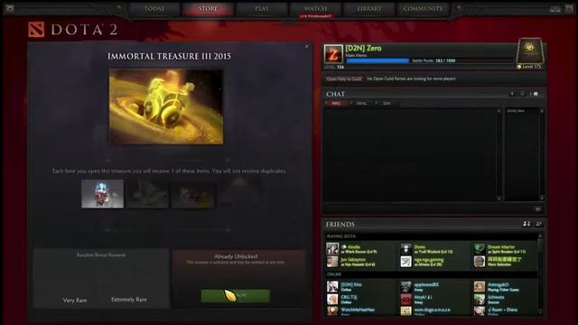 Dota 2 Chest Opening: Immortal Treasure III смотреть онлайн