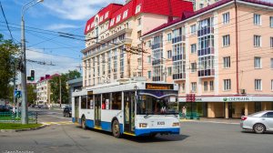 Поездка на новом троллейбусе Тролза 5275.03 Оптима № 1025, маршрут 5А