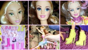 старые страшные типо _Барби_, кукла с развалов и барбейская обувь из магазина за углом