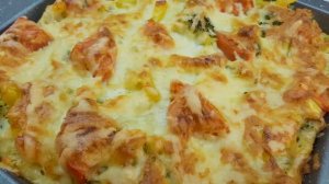 Вкусный и быстрый рецепт овощей на ужин, вкуснее мяса.