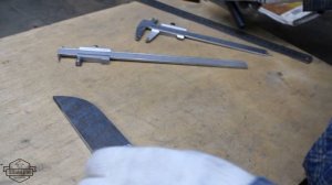 Разметка геометрии спусков лезвия