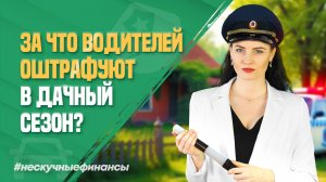 За что оштрафуют водителей в дачный сезон?