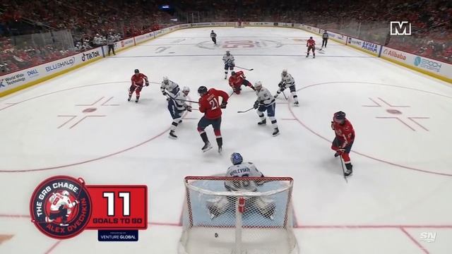 Alex Ovechkin Wires Home Career Goal No. 884 From The Slot