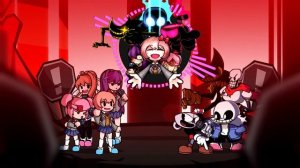 FNF Expurgated but it's Doki Doki Takeover VS Indie Cross || Hotline 024