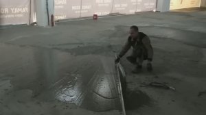 Выравнивание кривых полов плиточным клеем.Объект _Сложный случай_. 4 серия