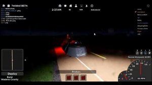 Large tornado reached 192 windspeeds... (Roblox Twisted)