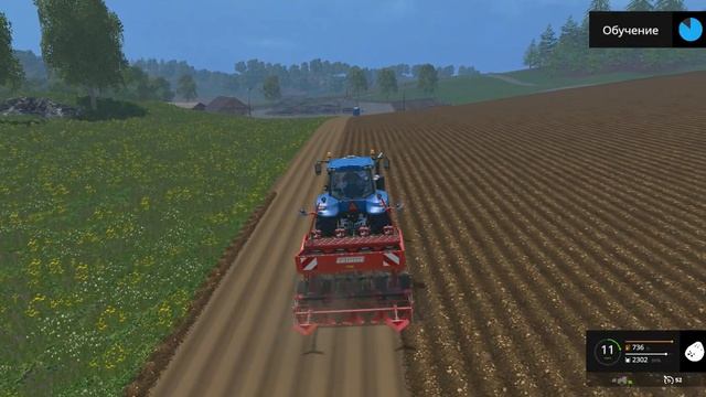 Farming Simulator 2015 ДЛЯ НАЧИНАЮЩИХ.ПОСЕВ И УБОРКА КАРТОФЕЛЯ. смотреть онлайн