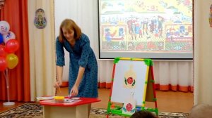 Открытое занятие по ознакомлению с декоративно-прикладным искусством   "Городецкие мастера"