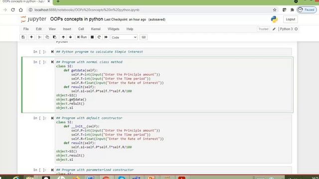 Types of Constructor demo using python by Dr. M.Arthi