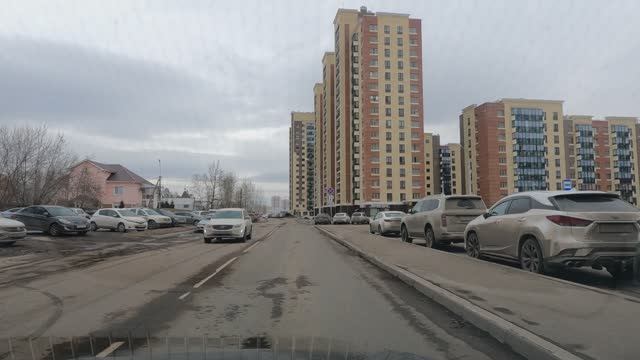 микрорайон Академгородок, Красноярск,новые дома,март 2025г.