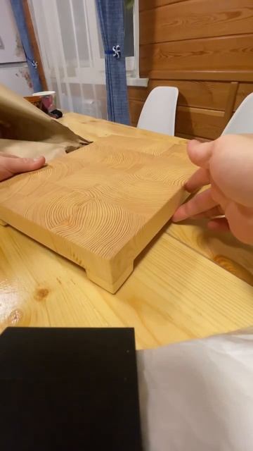 Торцевая доска из сосны #столярка #торцеваядоска