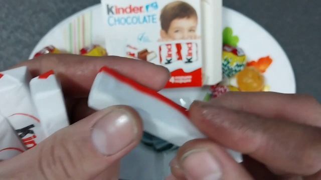 Some Lot's of Candies and Kinder chocolate | ASMR | Unpacking смотреть онлайн