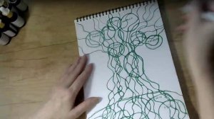Нейродрево - нейрографика в день равноденствия
