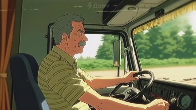 трейлер «Дальнобойщиков» в стиле аниме