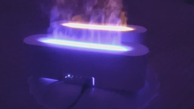 RGB-аромадиффузор с эффектом пламени