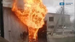 В Фурманове сгорело малярное помещение