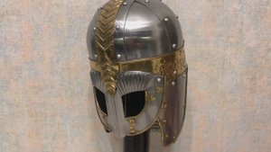 Шлем Гьёрмундбю эпохи Викингов, Medieval Norman Viking Armor Helmet Gjermundbu, Nautical NA-36066