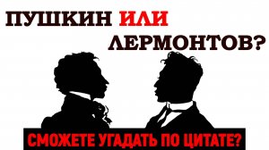 Пушкин или Лермонтов? Насколько хорошо вы знаете стихотворения этих гениев? #литература #классика
