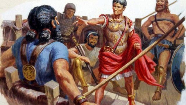 Julius Caesar Captured by Pirate 🏴☠️ #Caesar kidnapped #juliuscaesar #tales