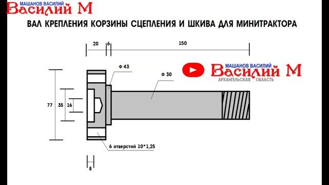 Минитрактор переломка 2. Дисковое сцепление КПП Мосты Узел перелома. 2 серия